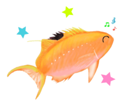 Aquarium drawn further in color penci2l sticker #8082209