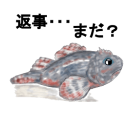 Aquarium drawn further in color penci2l sticker #8082222