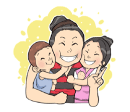 Happy_ family sticker #8082444