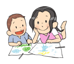 Happy_ family sticker #8082476