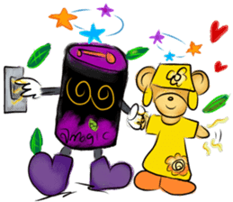 Rossy bears Magic power of love sticker #8082889