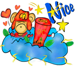 Rossy bears Magic power of love sticker #8082891