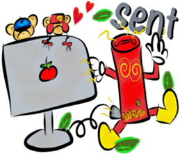 Rossy bears Magic power of love sticker #8082920