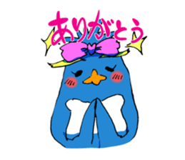 Surfer penguin sticker #8082926