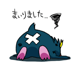 Surfer penguin sticker #8082954