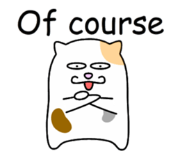 Stray cat[NORASUKE] English sticker #8083178