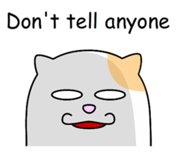 Stray cat[NORASUKE] English sticker #8083194