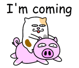 Stray cat[NORASUKE] English sticker #8083200