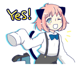 Cat ear girl Necoco part3 sticker #8083304