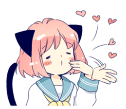 Cat ear girl Necoco part3 sticker #8083310