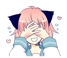 Cat ear girl Necoco part3 sticker #8083311