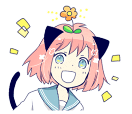 Cat ear girl Necoco part3 sticker #8083313