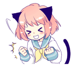 Cat ear girl Necoco part3 sticker #8083314