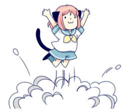 Cat ear girl Necoco part3 sticker #8083319