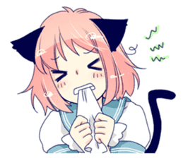 Cat ear girl Necoco part3 sticker #8083328