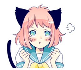 Cat ear girl Necoco part3 sticker #8083329