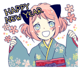 Cat ear girl Necoco part3 sticker #8083339