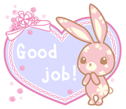 Flower Bunny (English version) sticker #8083622
