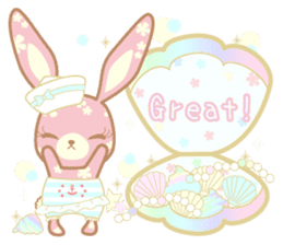 Flower Bunny (English version) sticker #8083631