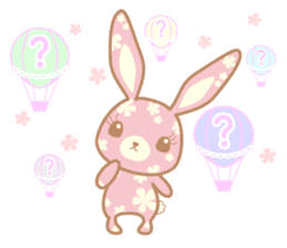 Flower Bunny (English version) sticker #8083643