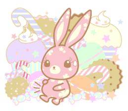 Flower Bunny (English version) sticker #8083645
