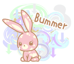 Flower Bunny (English version) sticker #8083647