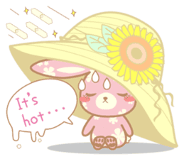 Flower Bunny (English version) sticker #8083650