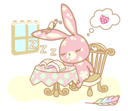 Flower Bunny (English version) sticker #8083657