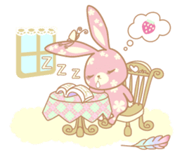 Flower Bunny (English version) sticker #8083657
