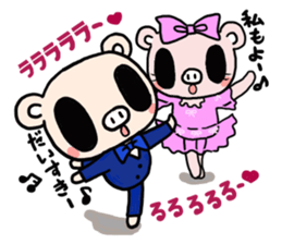 Cute fairy pig2 happy Christmas sticker #8083919