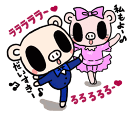 Cute fairy pig2 happy Christmas sticker #8083919