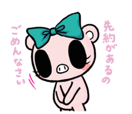 Cute fairy pig2 happy Christmas sticker #8083936