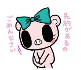 Cute fairy pig2 happy Christmas sticker #8083936
