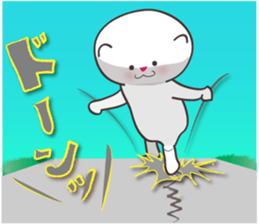 White-san 5 sticker #8083952