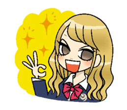 SHIBUYA High School Girl sticker #8084188