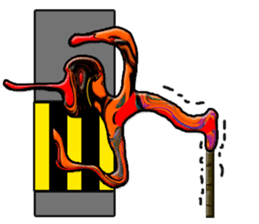 twinkle monster10 BIG sticker #8084586