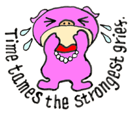 Piggy Pinkboo - ENGLISH sticker #8084783