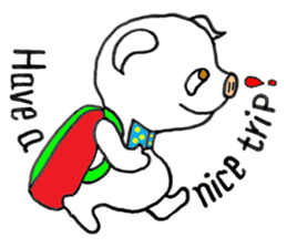 Piggy Pinkboo - ENGLISH sticker #8084809