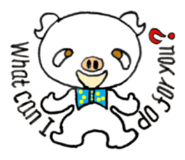 Piggy Pinkboo - ENGLISH sticker #8084810