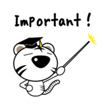 white tiger  vol.3 sticker #8085164