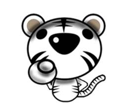 white tiger  vol.3 sticker #8085171