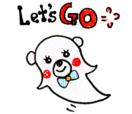 Polar bear red cheeks 2 sticker #8085344