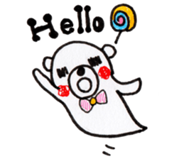 Polar bear red cheeks 2 sticker #8085345