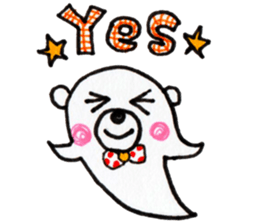 Polar bear red cheeks 2 sticker #8085349