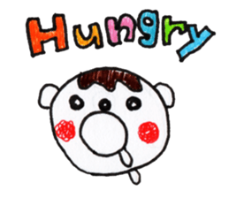 Polar bear red cheeks 2 sticker #8085367