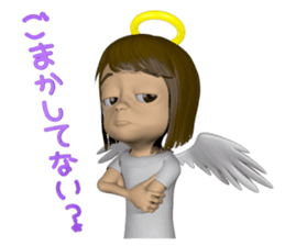 3D Angel and Devil sticker #8085641