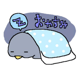 a round penguin sticker #8085663