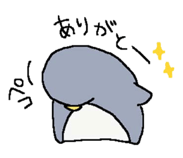 a round penguin sticker #8085670
