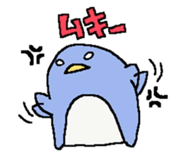 a round penguin sticker #8085681