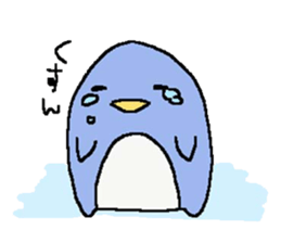 a round penguin sticker #8085683